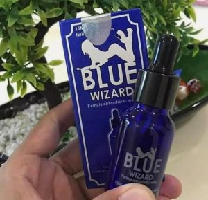 Blue Wizard Drops bottle – Female libido enhancer UAE