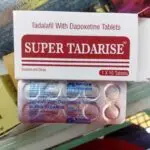 Super Tadarise Tablets Tadalafil 20mg Dapoxetine 60mg